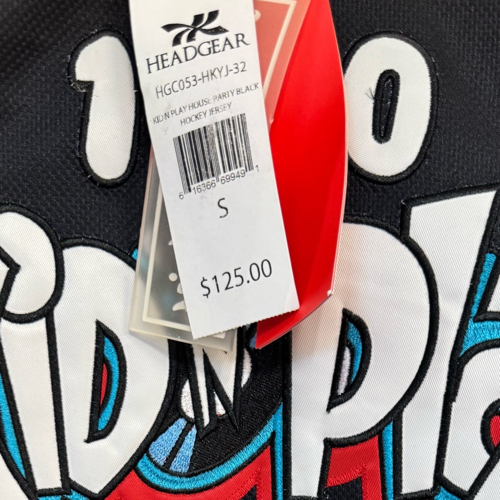 KID 'N' PLAY HOUSE PARTY Headgear Classics Yellow Hockey Jersey 🆕 - Picture 8 of 11